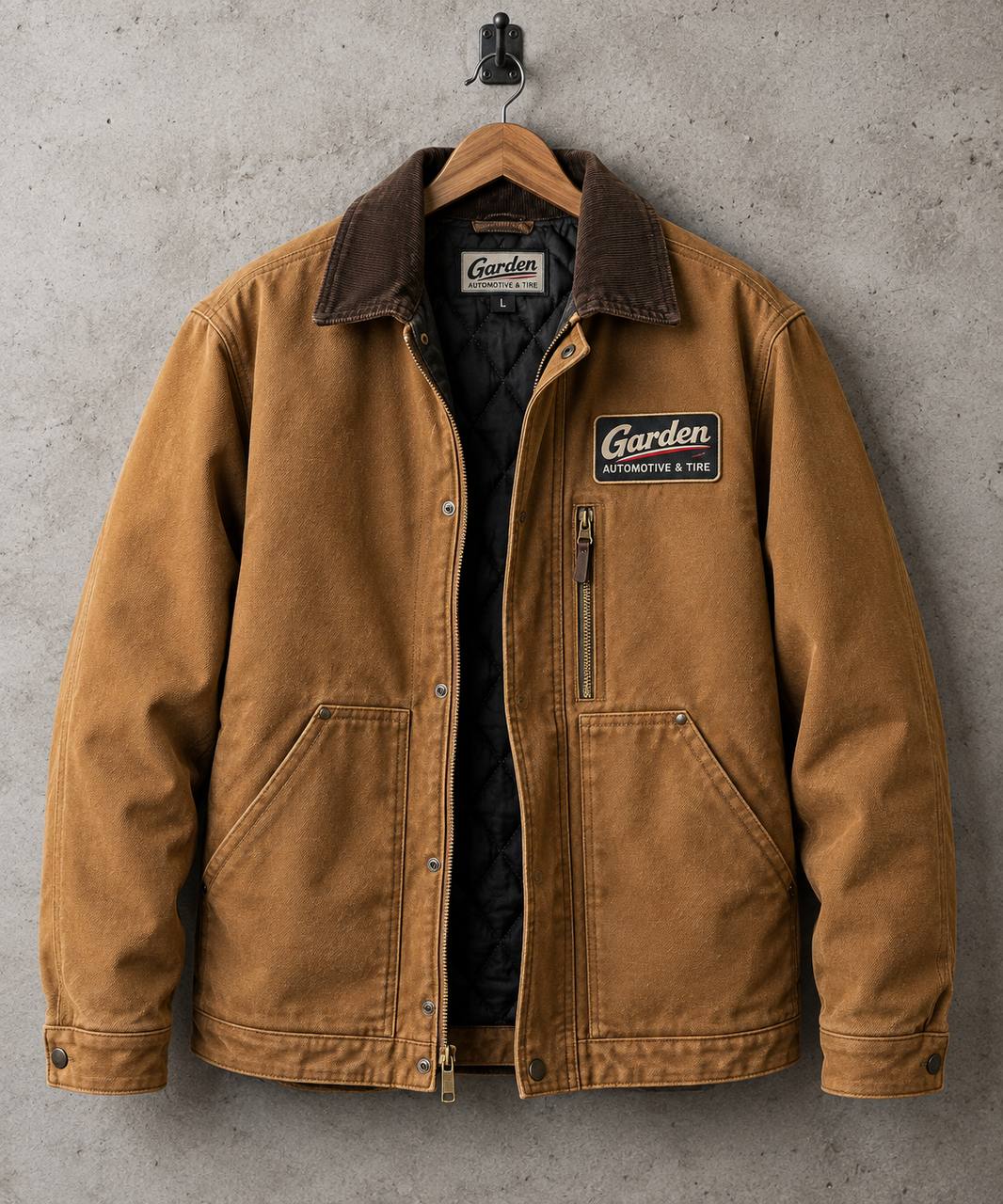 Garden Automotive & Tire Heavy-Duty Canvas Work Jacket