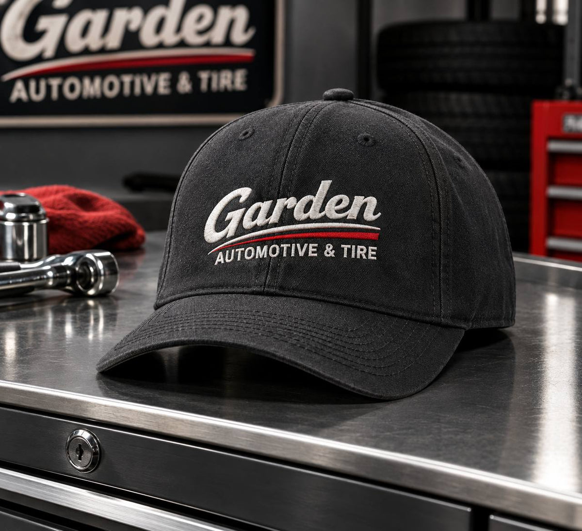 Garden Automotive & Tire Classic Structured Dad Hat