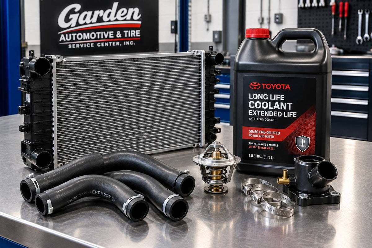 Cooling System Flush, Thermostat & Coolant Replacement