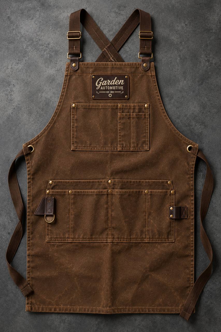Garden Automotive & Tire Heavy-Duty Canvas Work Apron